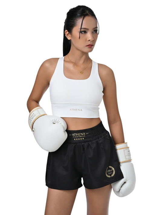 Athena Boxhandschuhe für Frauen (White/Gold)