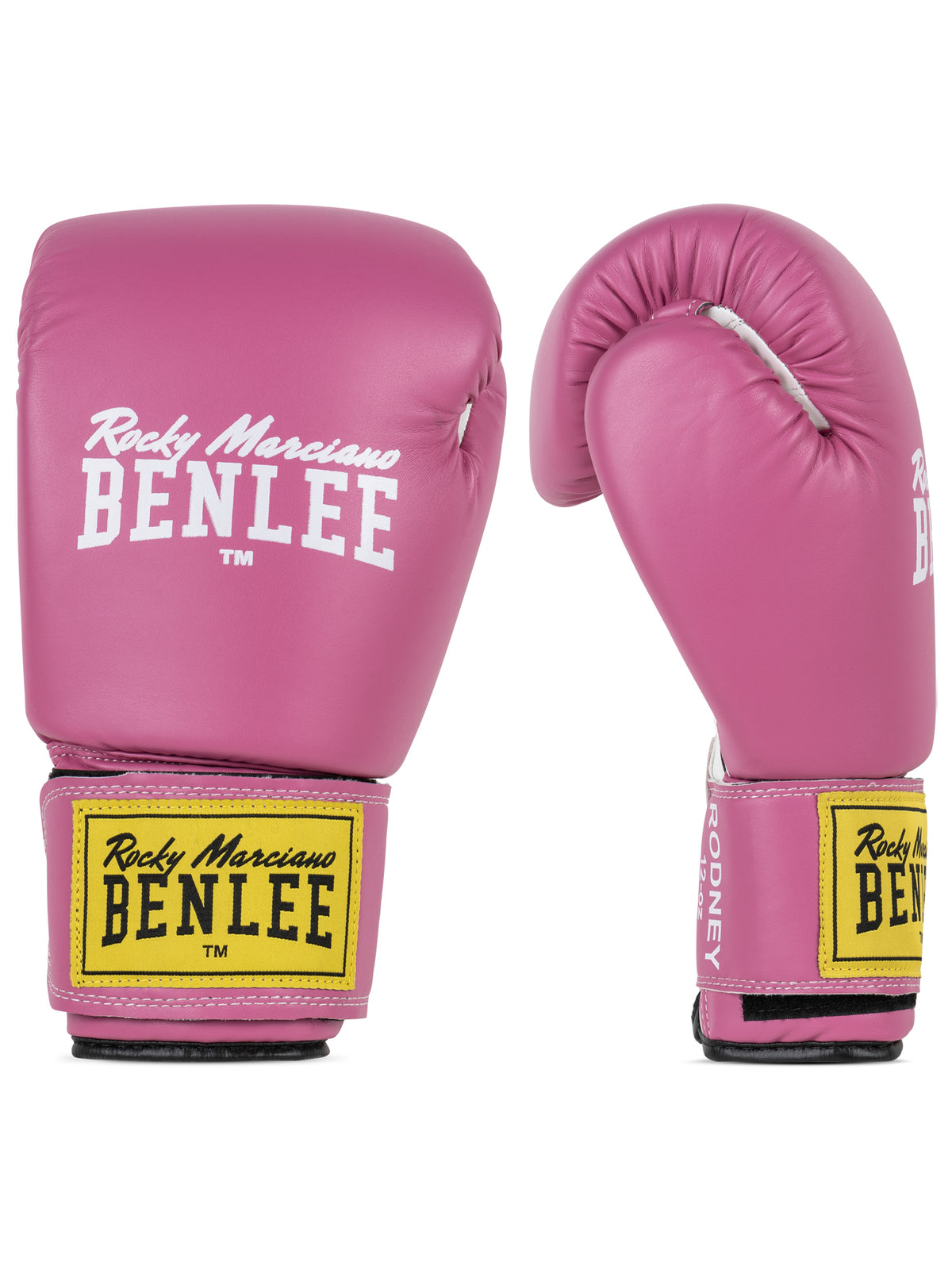 Paar RODNEY Boxhandschuhe in Pink, symbolisiert Langlebigkeit und Schutz