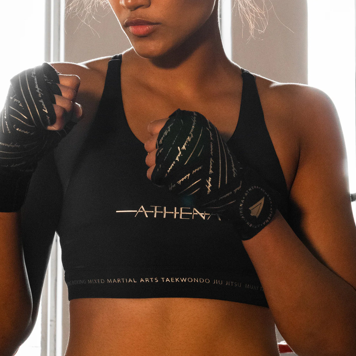 Schwarzer Sport-BH Damen aus weichem, atmungsaktivem Funktionsmaterial