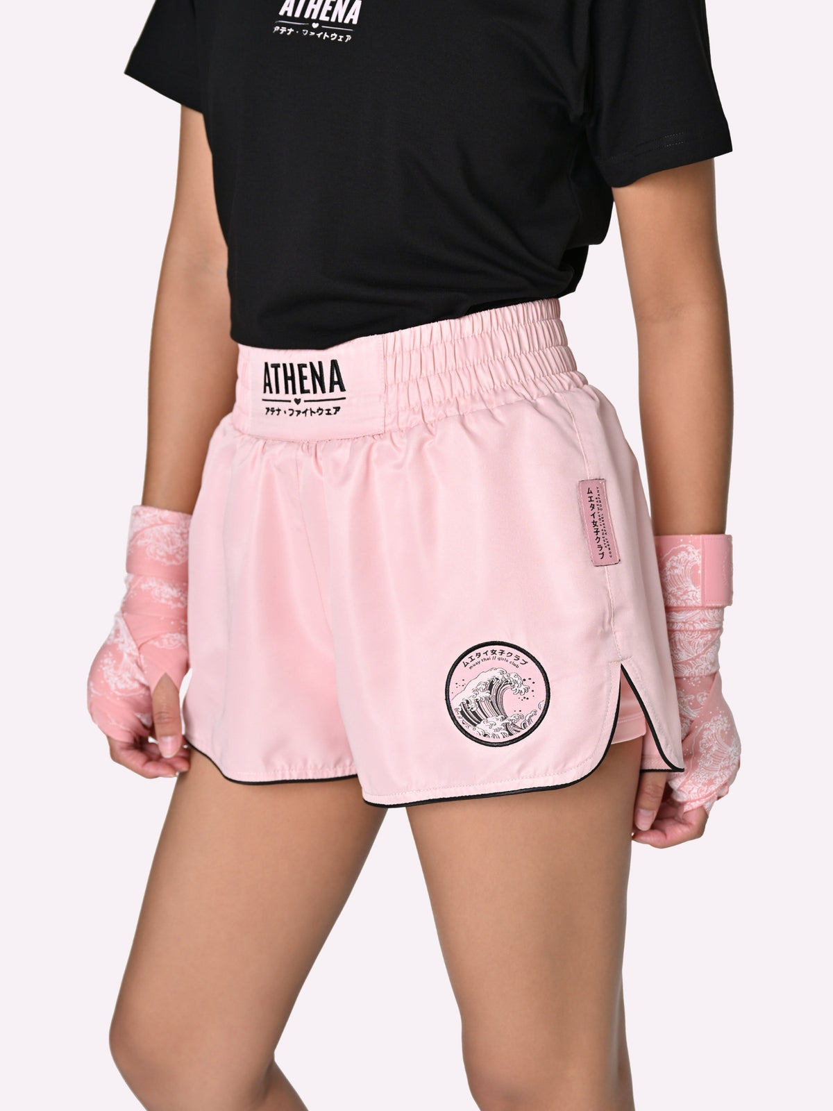 Athena | Muay Thai Shorts für Frauen Ryoko (Pink/Black)