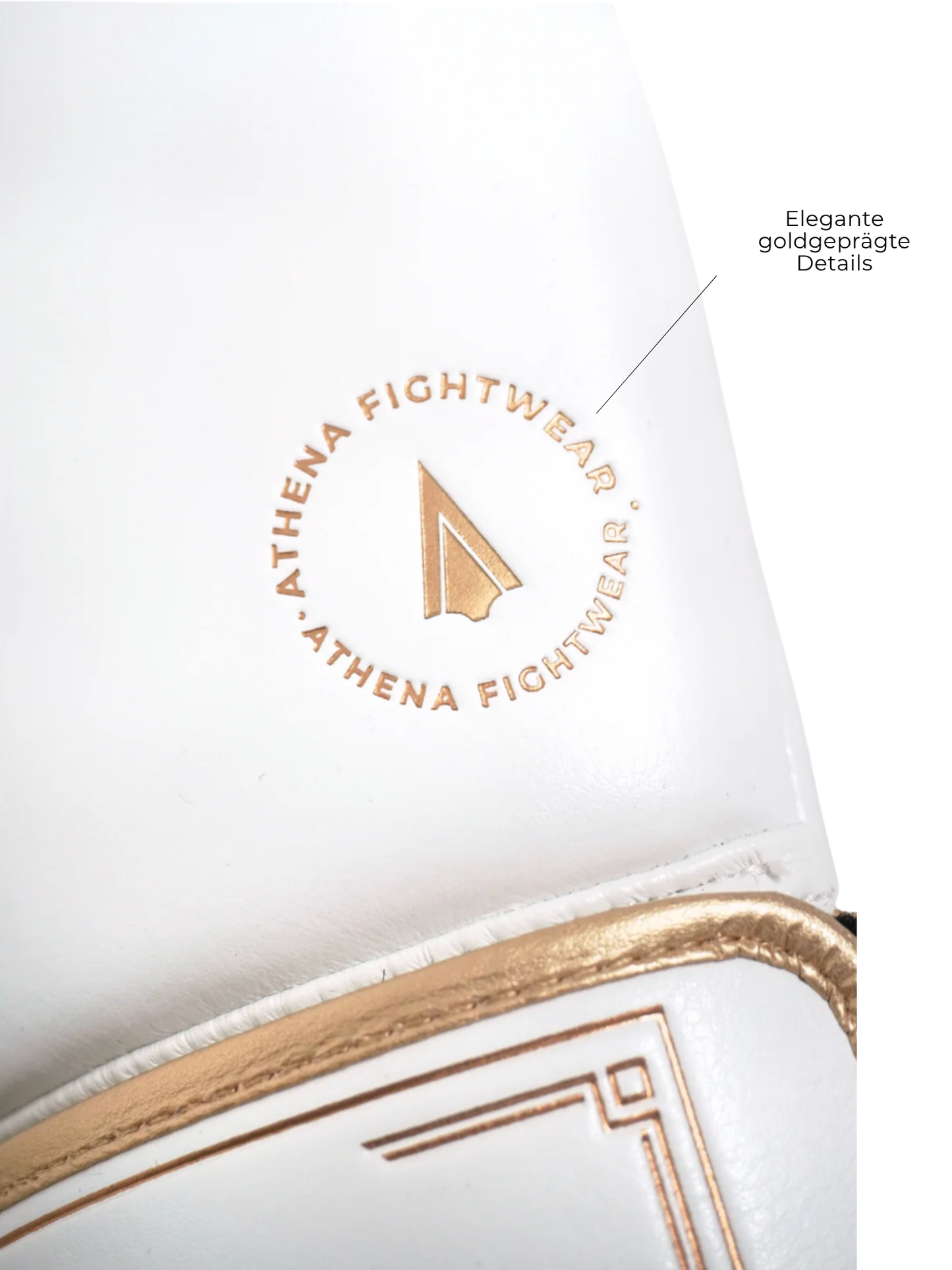Athena Boxhandschuhe für Frauen (White/Gold)