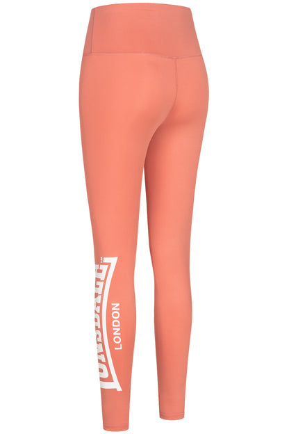 Rückansicht der SEMLEY Kampfsport Leggings für Frauen, die den perfekten Sitz zeigt