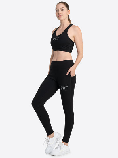 MARIBEL Leggings Damen mit gedrucktem BENLEE-Logo, ideal für Kampfsport und Fitness