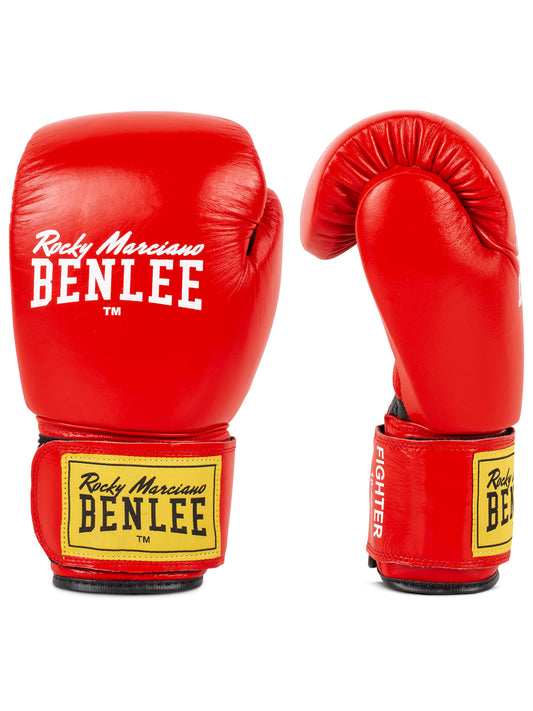 BENLEE FIGHTER Damen Boxhandschuhe aus Leder, Rot, Ansicht vorne
