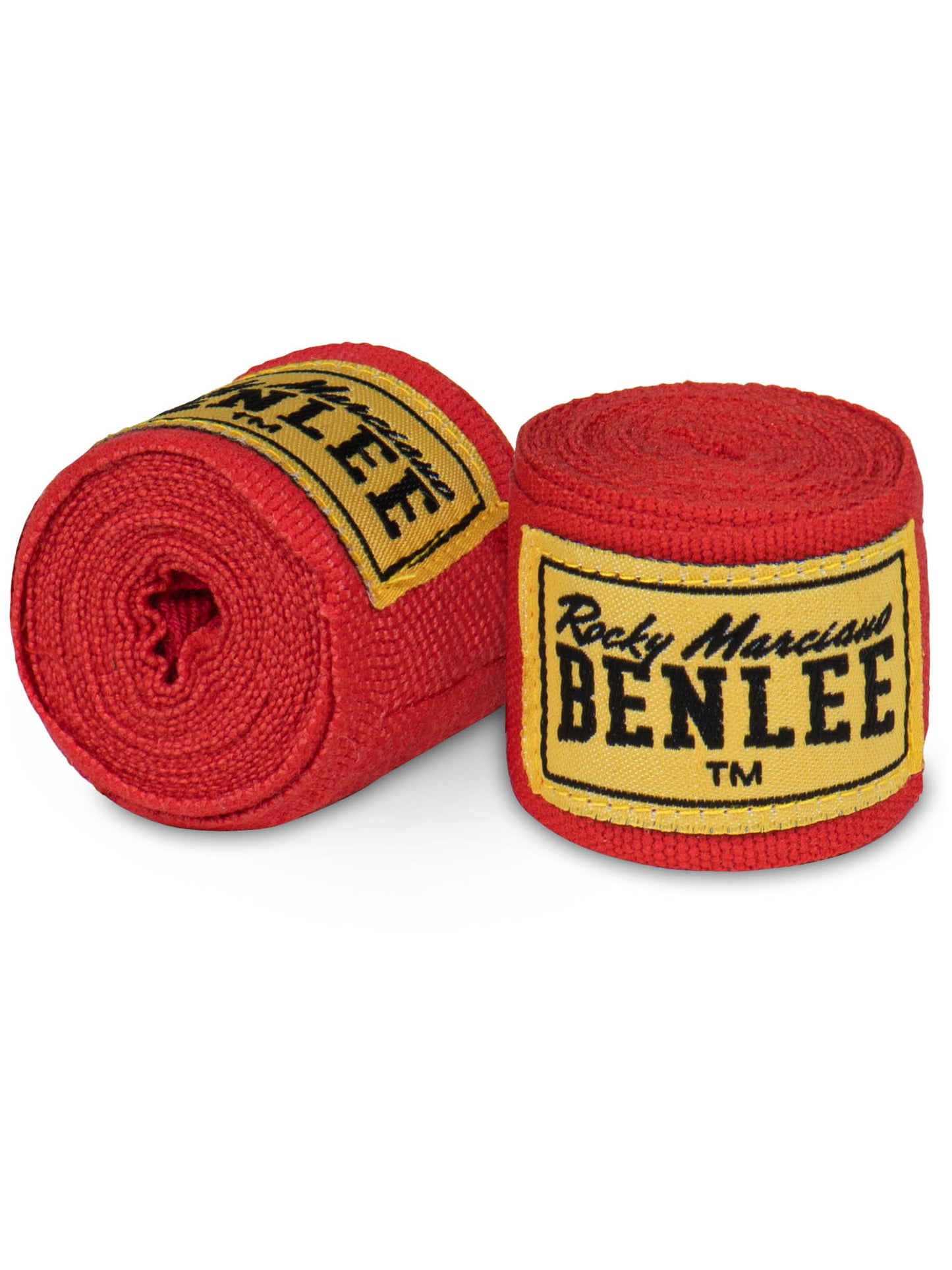 Verstärkte Nähte der roten Handbandagen - stabiler Halt für intensive Damen-Workouts