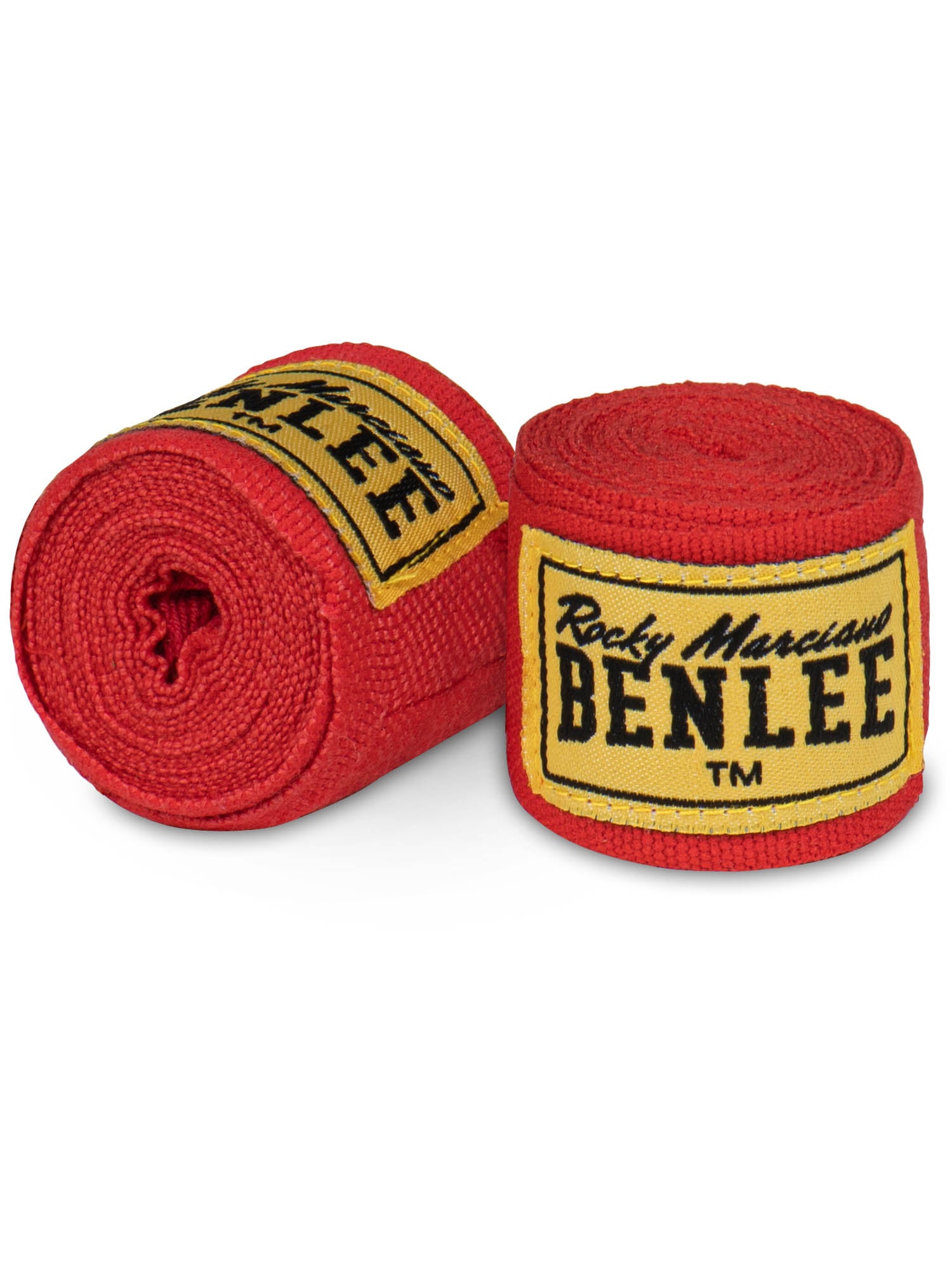 Verstärkte Nähte der roten Handbandagen - stabiler Halt für intensive Damen-Workouts