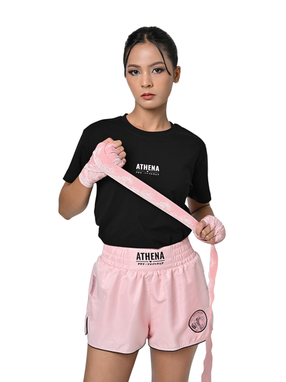 Athena Ryoko Graphic T-Shirt für Frauen (Black/Pink)