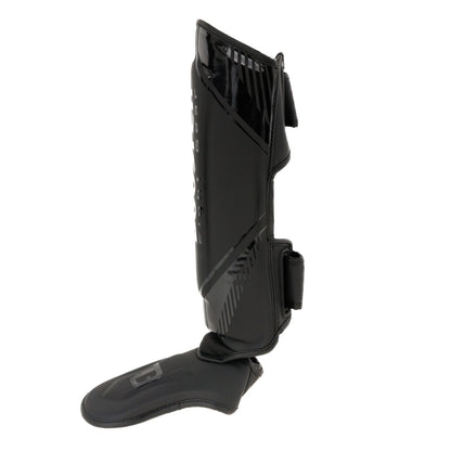 Schwarzer Damen Schienbeinschoner für Muay Thai Einzelbild