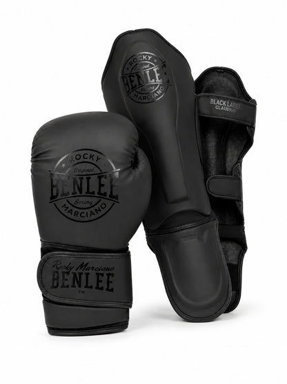 Kickboxen Starter Set für Frauen – Boxhandschuhe & Schienbeinschoner (NERO & CLAUDIUS)