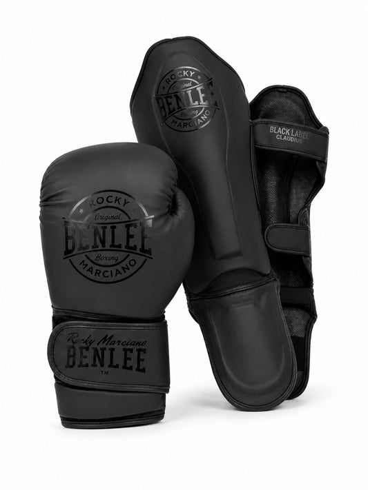 Kickboxen Starter Set für Frauen – Boxhandschuhe & Schienbeinschoner (NERO & CLAUDIUS)