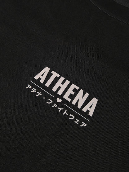 Athena Ryoko Graphic T-Shirt für Frauen (Black/Pink)