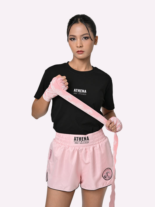 Athena Muay Thai Shorts für Frauen Ryoko (Pink/Black)