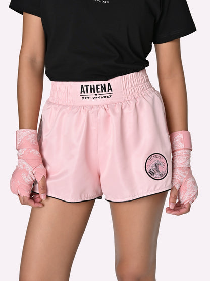Athena Muay Thai Shorts für Frauen Ryoko (Pink/Black)