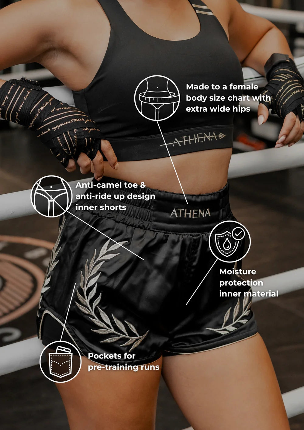 Details des rutschfesten, rechteckigen Schrittbereichs für mehr Sicherheit