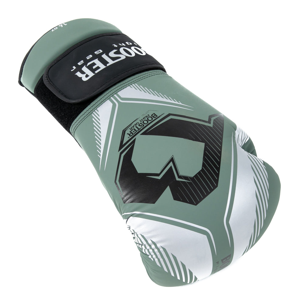 Detailaufnahme der Polsterung der grünen Bangkok Series 3 Damen Boxhandschuhe
